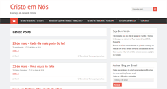 Desktop Screenshot of cristoemnos.com.br
