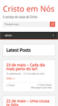 Mobile Screenshot of cristoemnos.com.br